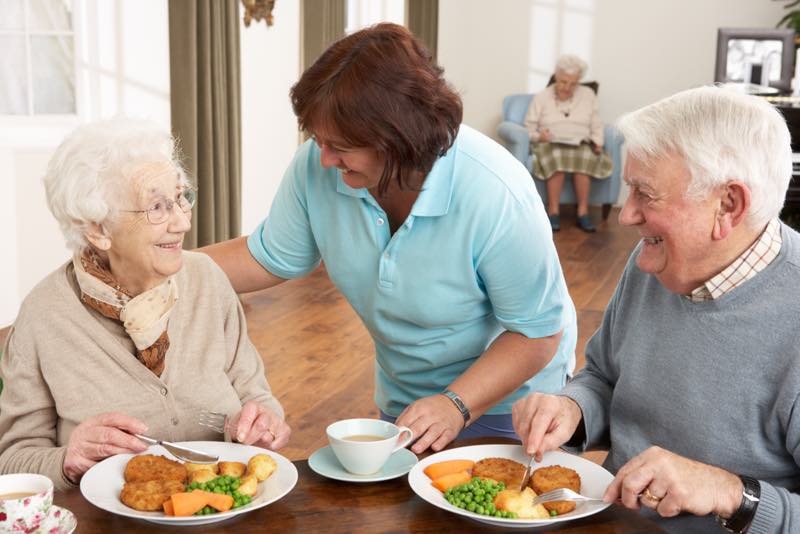 Mittagessen im Pflegeheim