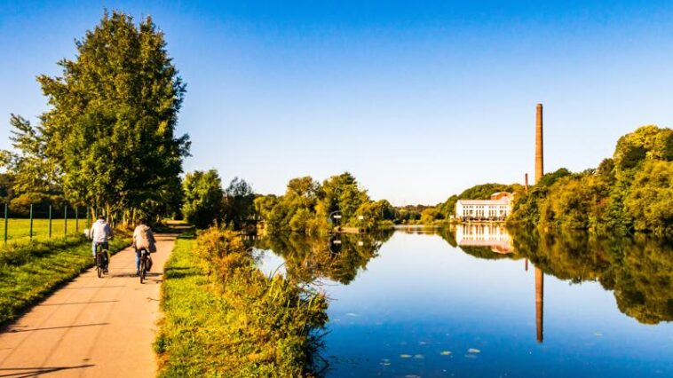 Radfahren an der Ruhr