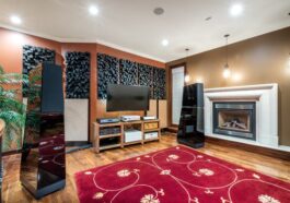 Akustik in einem luxuriösen Wohnzimmer