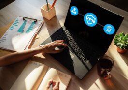 VPN auf einem Laptop